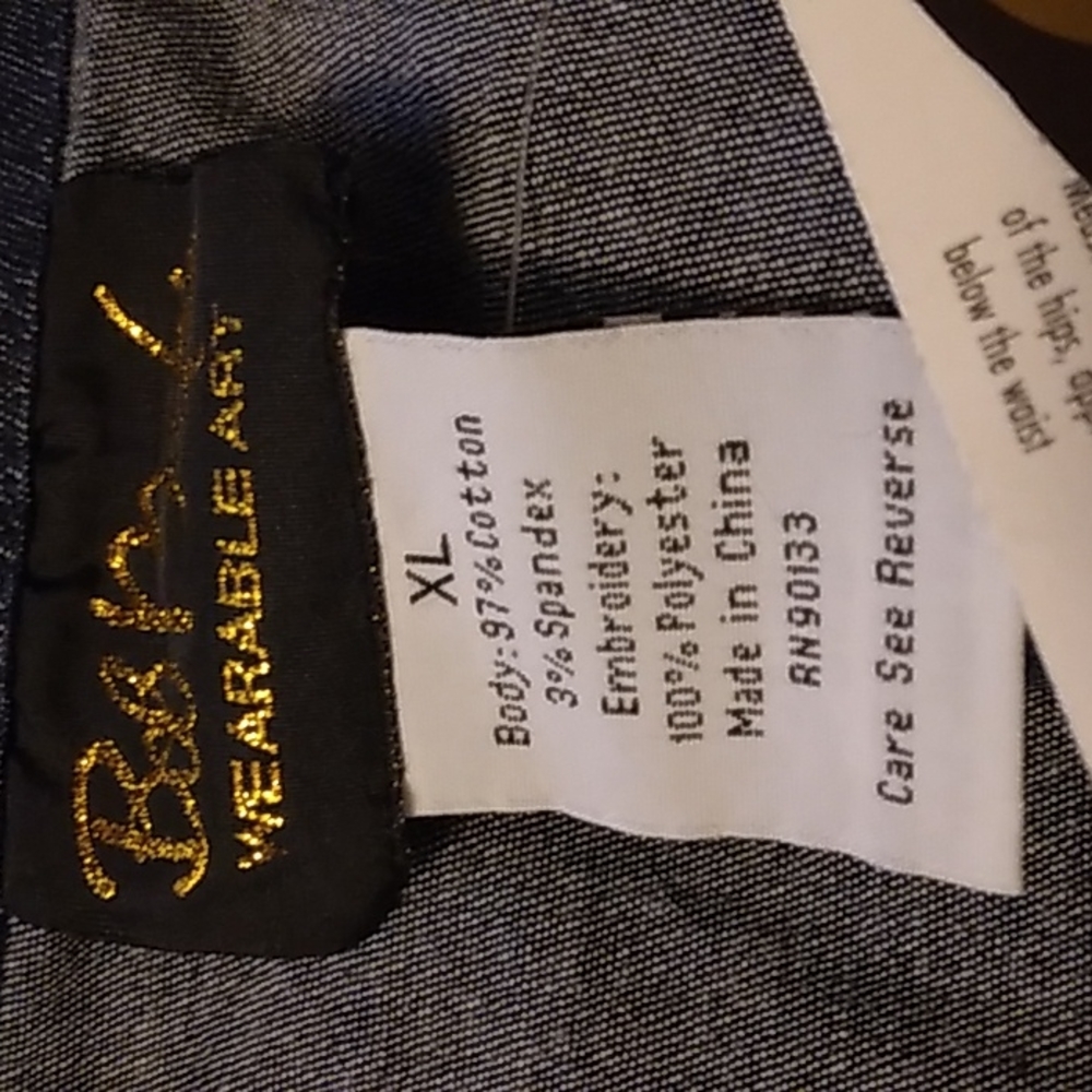 Bob Mackie Wearable Art Jacket - image 7